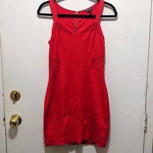 Express red dress